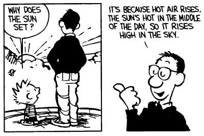 Calvin and his dad